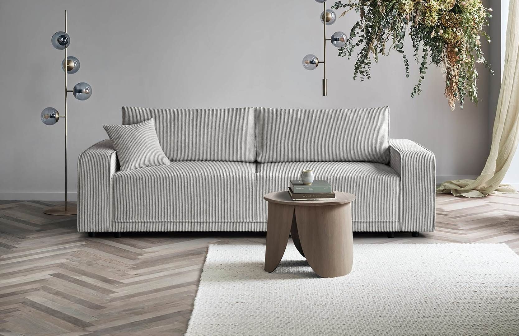 SNAP SOFA sofa SNAP jasna nowoczesna z stolikiem kawowym